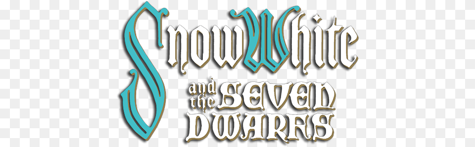 Snow White Logo Snow White And The Seven Dwarfs Title, Text, Calligraphy, Handwriting, Dynamite Free Transparent Png