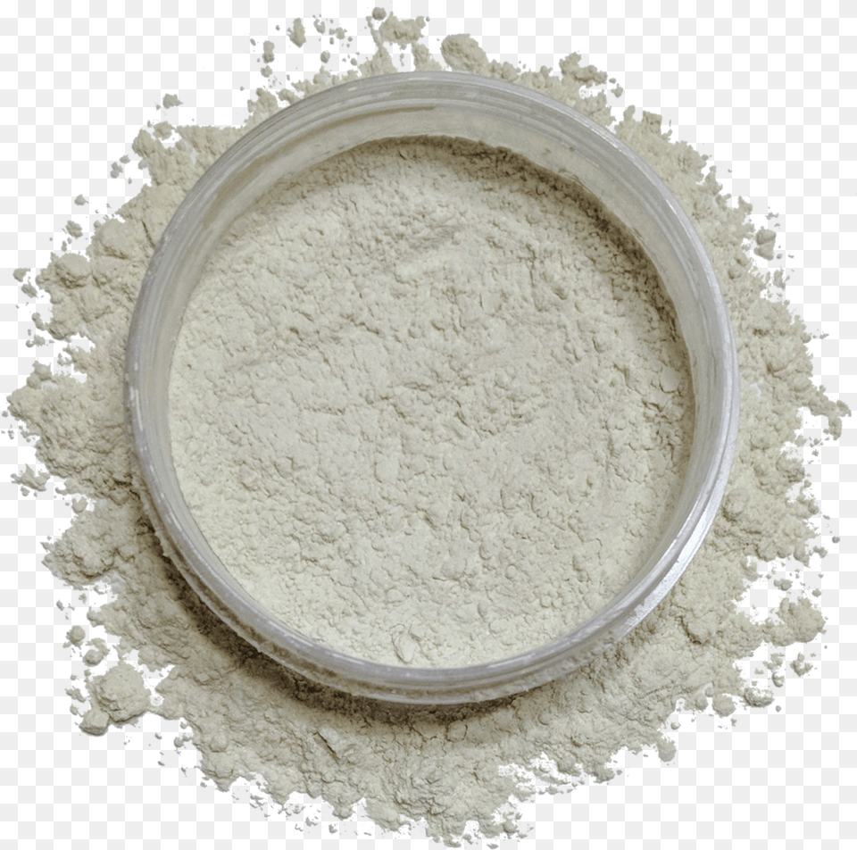 Snow White Mineral Powder Circle, Flour, Food Free Transparent Png