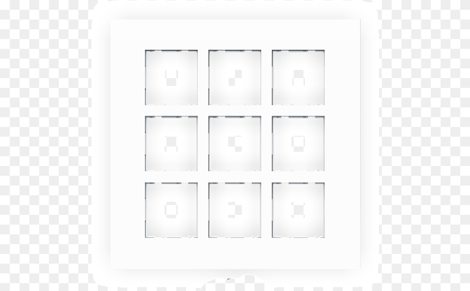 Snow White Modular Plates With Base Frame Monochrome, Electrical Device, Electrical Outlet Png Image