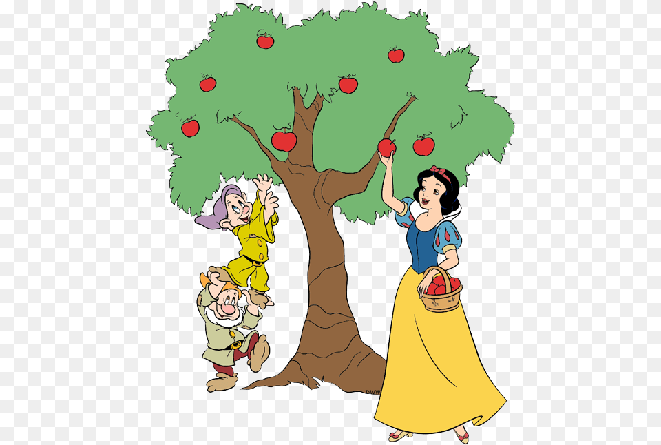 Snow White Picking Apples, Book, Publication, Comics, Adult Free Png