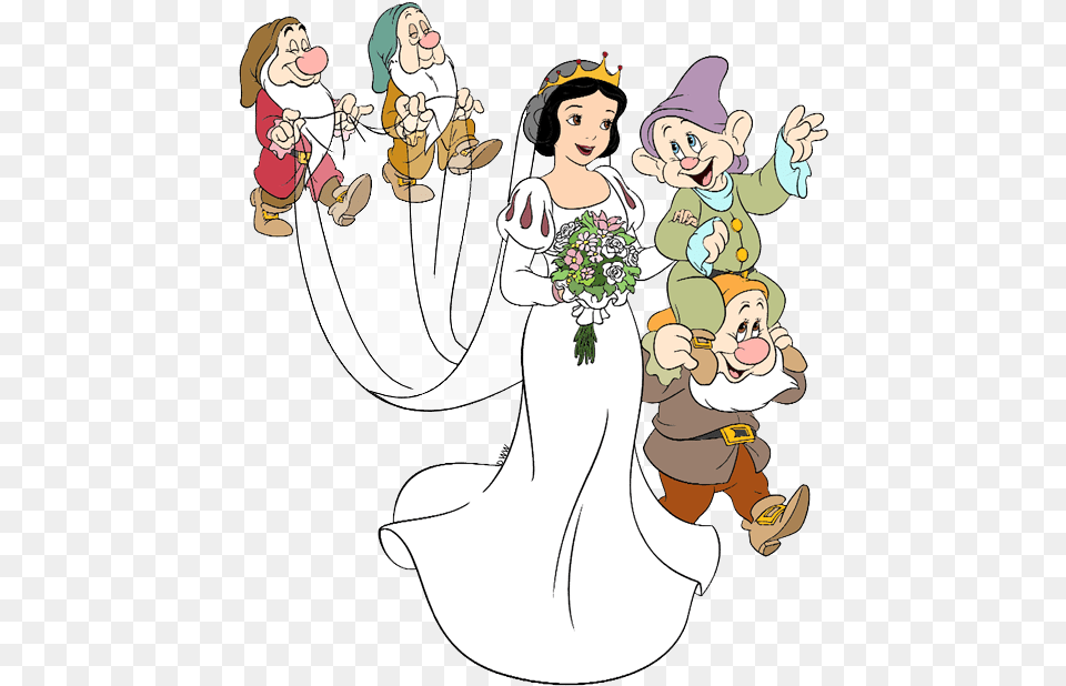 Snow White Wedding Disney, Adult, Person, Female, Woman Free Png