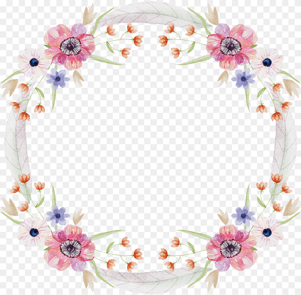 Snow White Wreath Decoration Vector Circle Of Flowers Clipart, Art, Floral Design, Graphics, Pattern Free Transparent Png