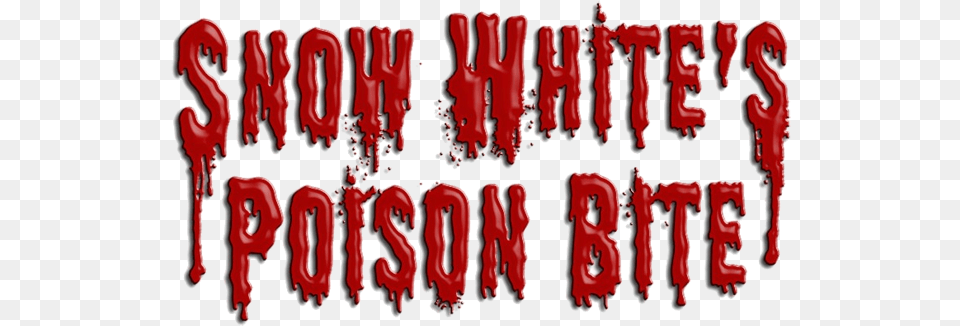 Snow Whites Poison Bite Snow Poison Bite Logo, Text, Food, Ketchup Free Png Download