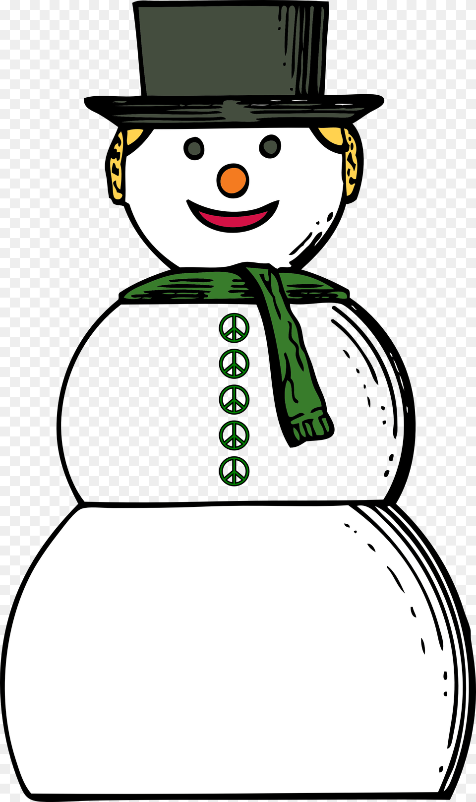 Snow Woman Clipart, Nature, Outdoors, Winter, Snowman Png Image