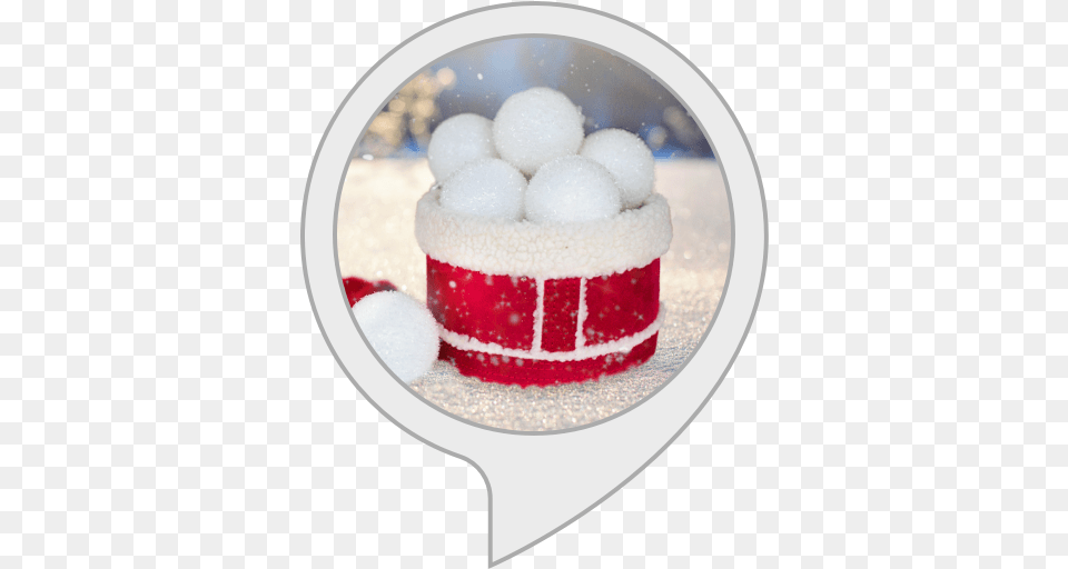 Snowball Fight Amazonin Alexa Skills Preparing My Heart For Christmas, Birthday Cake, Cake, Cream, Dessert Png Image