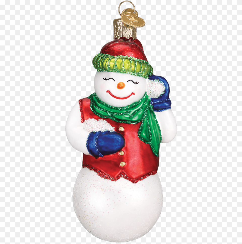 Snowball Fight Snowman Ornament Snowball Fight Snowman Lobster Trap Old World Christmas Ornament, Nature, Outdoors, Winter, Snow Png