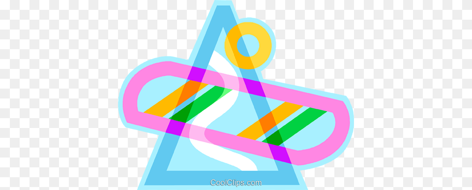 Snowboard With Ski Hill Design Royalty Vector Clip Art, Graphics, Triangle Free Transparent Png
