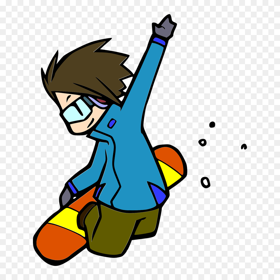 Snowboarder Clipart, Book, Comics, Publication, Person Png