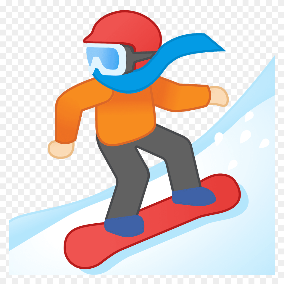 Snowboarder Emoji Clipart, Adventure, Leisure Activities, Nature, Outdoors Free Png Download