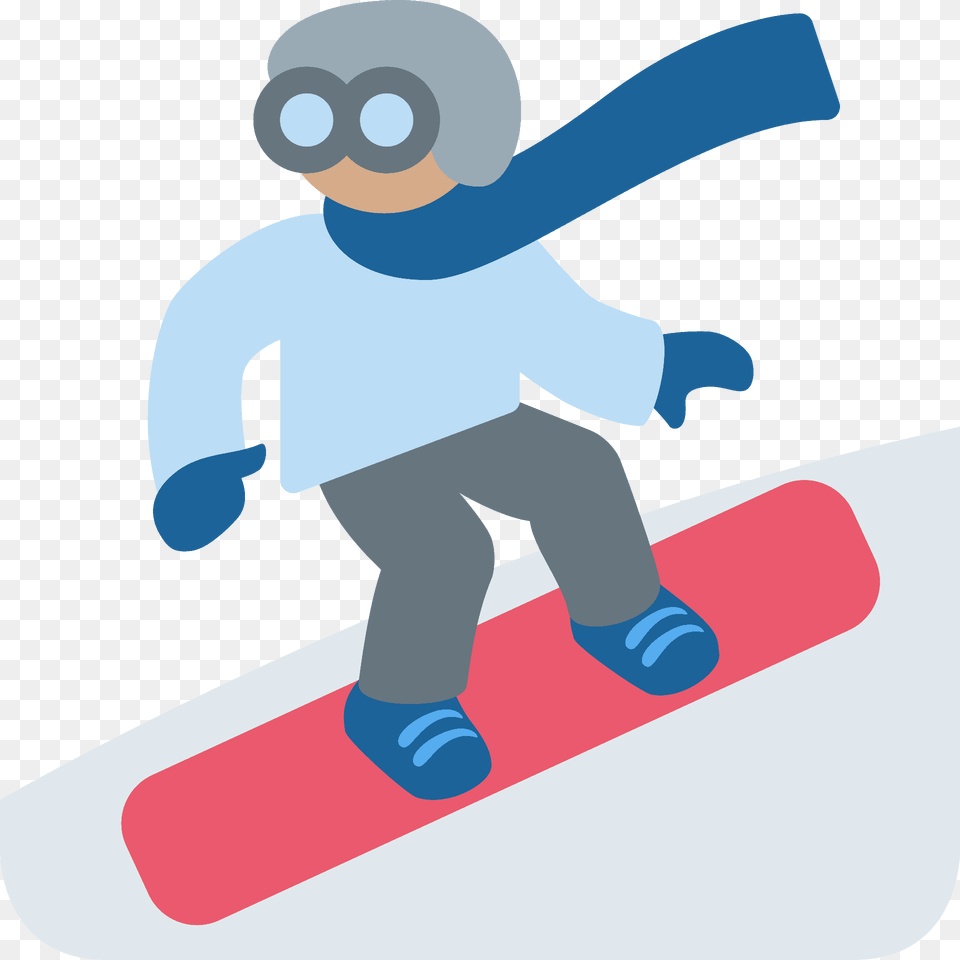 Snowboarder Emoji Clipart, Adventure, Leisure Activities, Nature, Outdoors Free Transparent Png