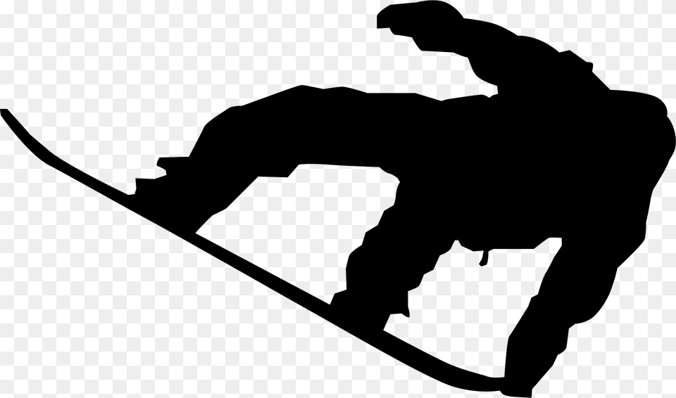 Snowboarder Silhouette, Sport, Adventure, Snowboarding, Snow Png Image