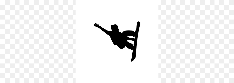 Snowboarding Silhouette, Outdoors, Nature, Person Free Png Download