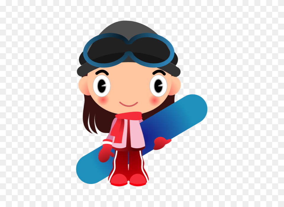 Snowboarding Clipart Animated, Baby, Person Png Image