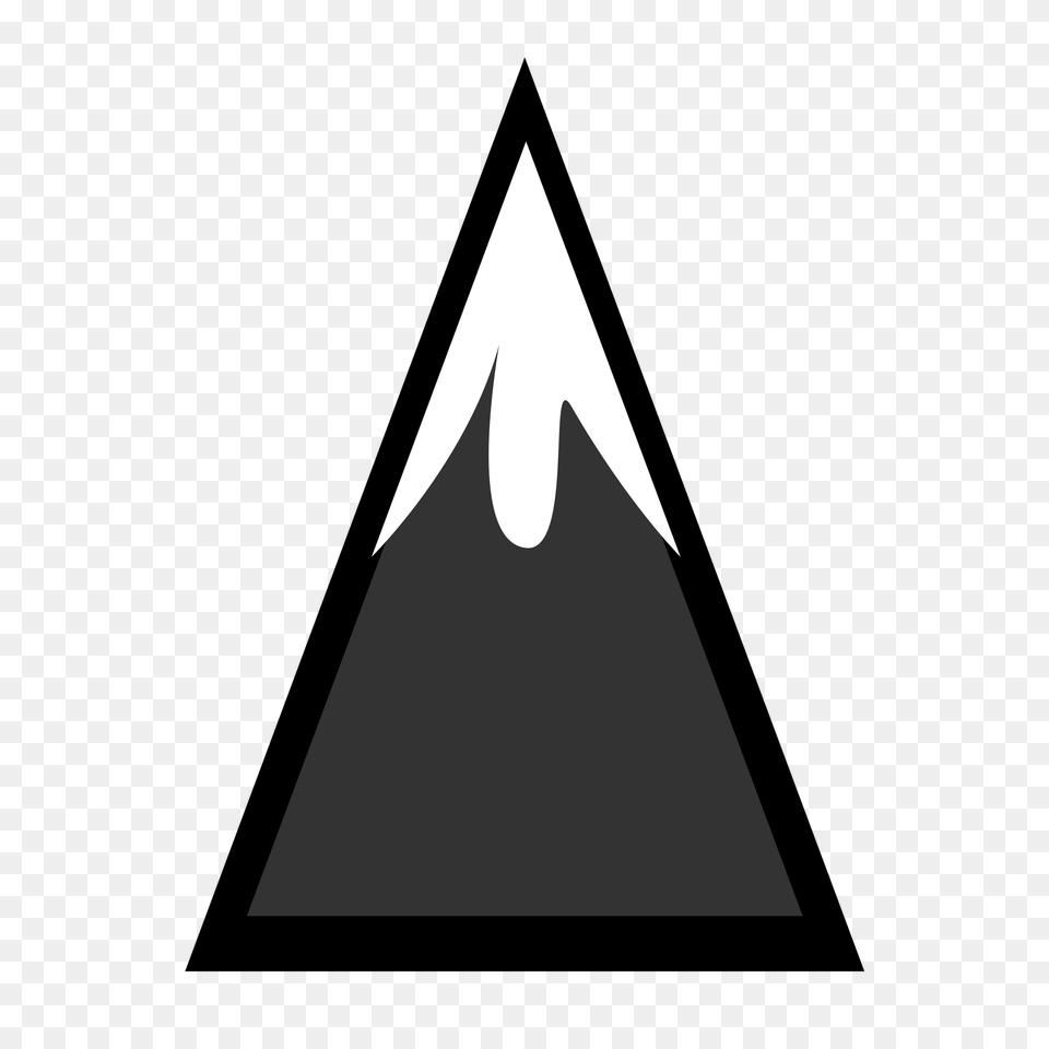 Snowcapped Mountans, Triangle, Logo, Weapon Free Png