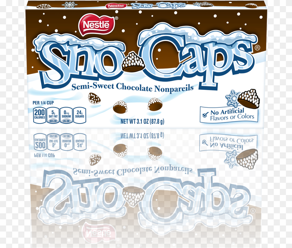 Snowcapsboxsmaller Snow Caps Candy, Food, Sweets, Advertisement Free Png Download