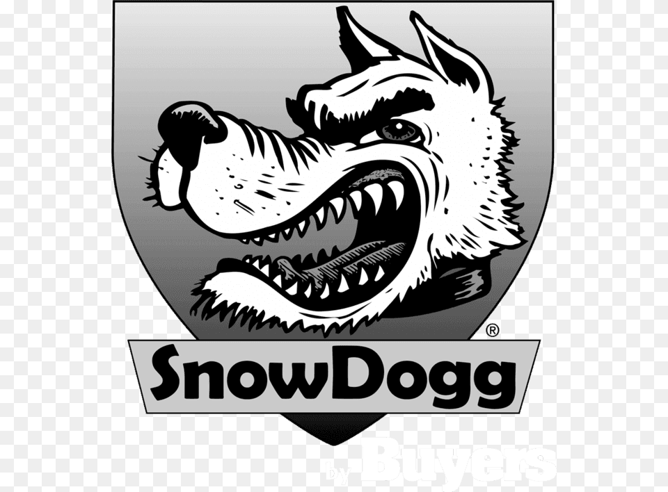 Snowdogg By Buyers Products Snowdogg Logo, Sticker, Animal, Dinosaur, Reptile Free Transparent Png