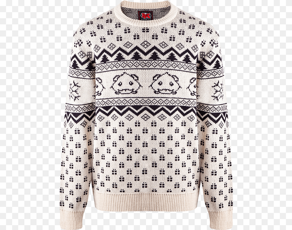 Snowdown Holiday Poro Crewneck, Clothing, Knitwear, Sweater, Sweatshirt Png Image