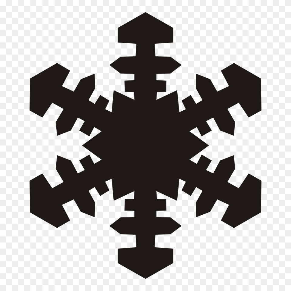 Snowflake, Nature, Outdoors, Snow Png Image