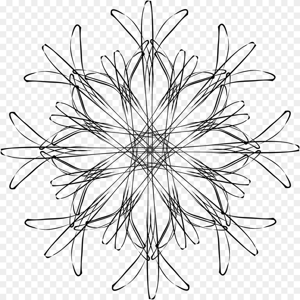 Snowflake, Gray Png