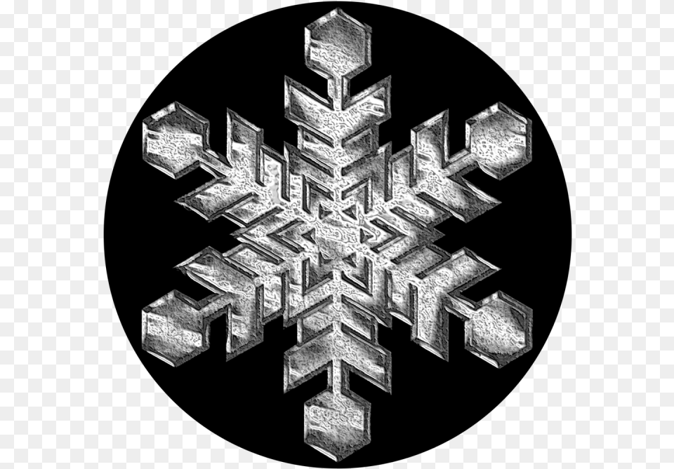 Snowflake Apollo Design 1067 Snowflake Bampw Superresolution, Nature, Outdoors, Snow Png