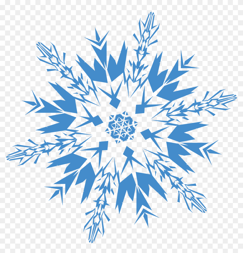 Snowflake Blue, Pattern, Art, Graphics, Nature Free Png