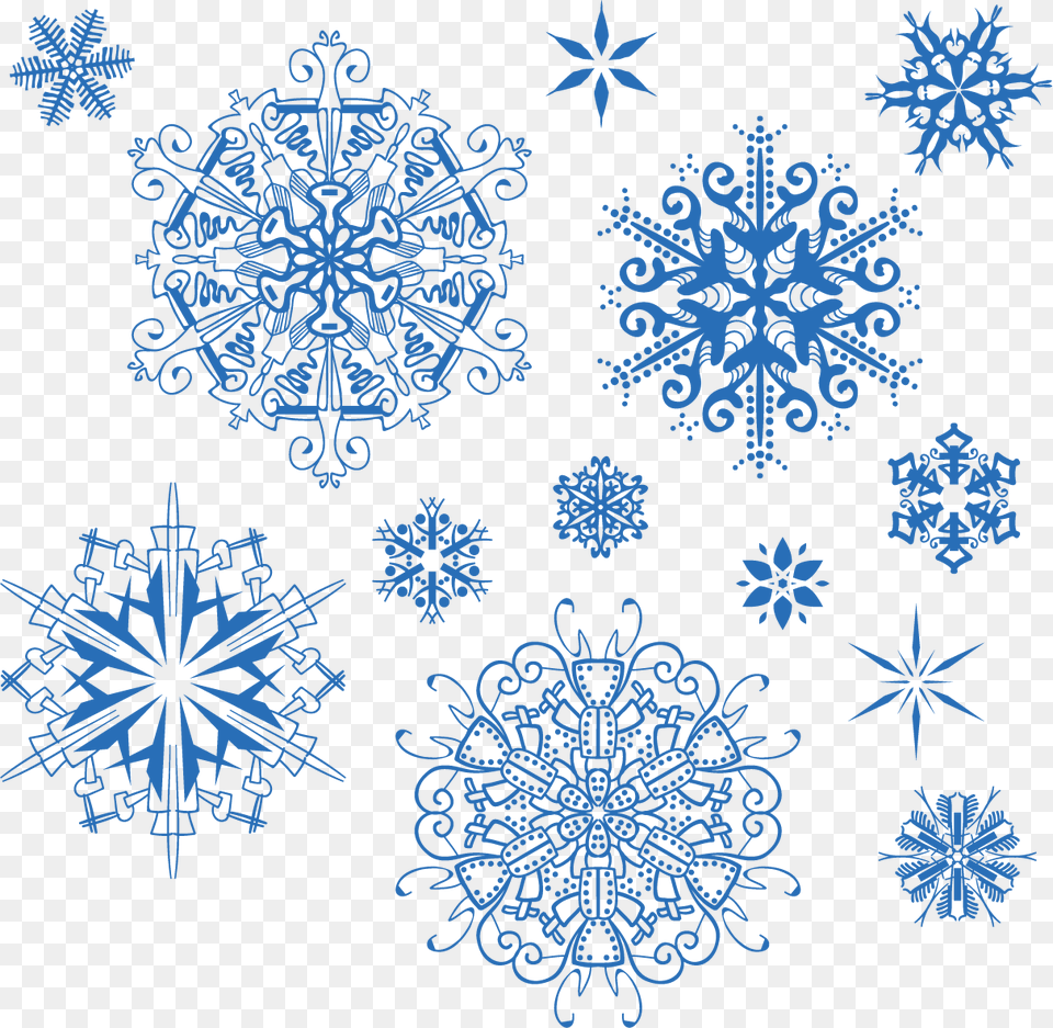 Snowflake Blue Pattern, Nature, Outdoors, Snow, Art Free Transparent Png