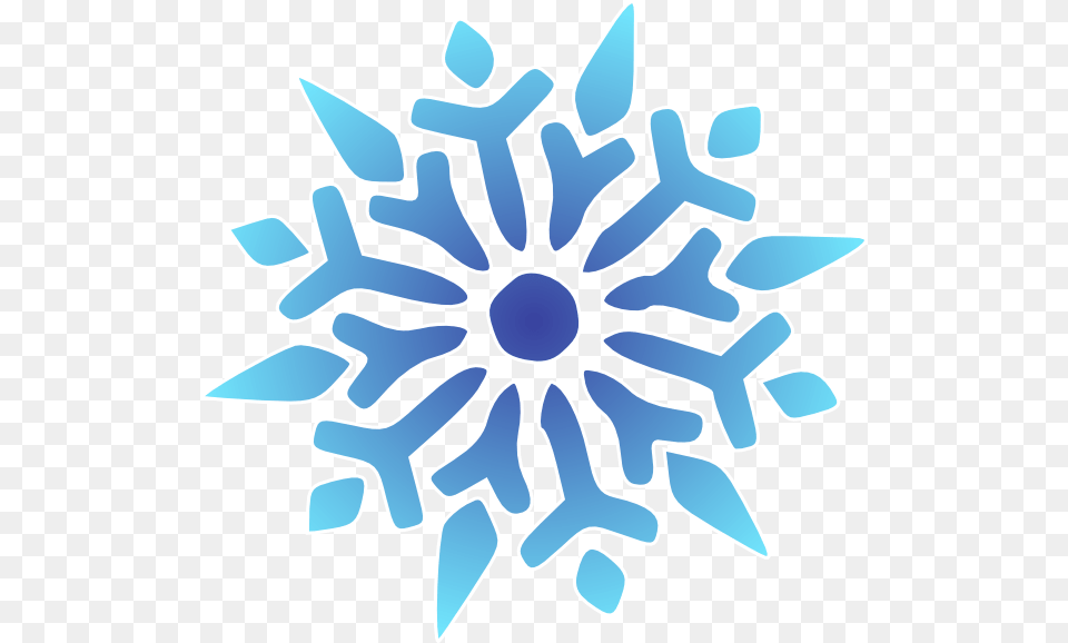 Snowflake Blue Radiant Svg Clip Arts Background Snowflake Clipart, Nature, Outdoors, Snow Free Transparent Png