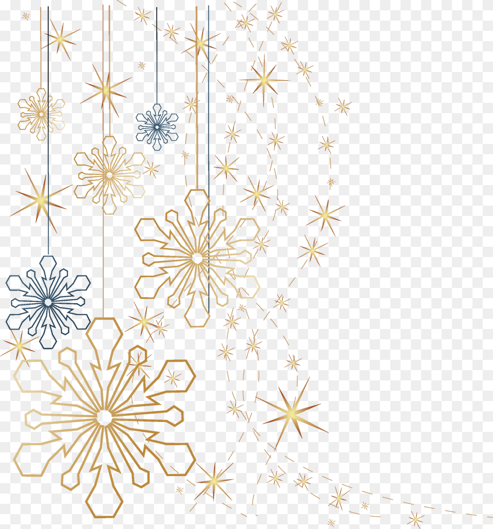 Snowflake Christmas Free Download Hq Clipart, Pattern, Fireworks, Outdoors, Nature Png Image