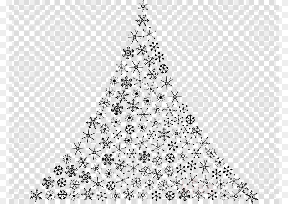 Snowflake Christmas Tree Clipart Christmas Day Christmas Day, Pattern, Home Decor Free Transparent Png