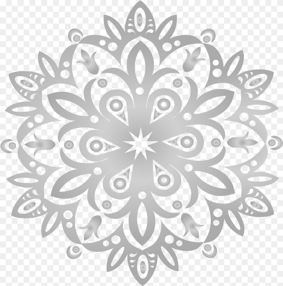 Snowflake Circle, Art, Floral Design, Graphics, Pattern Free Png