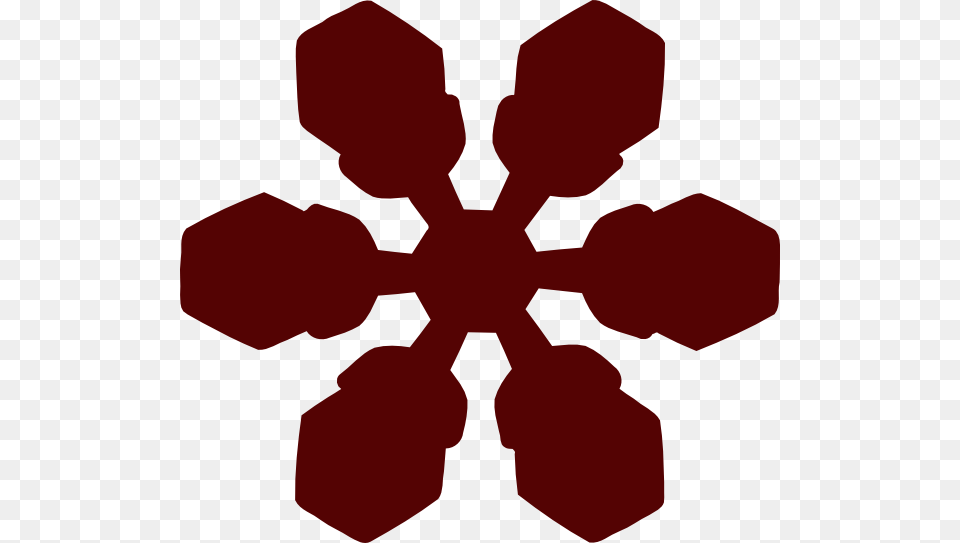 Snowflake Clip Art, Nature, Outdoors, Maroon, Snow Png Image