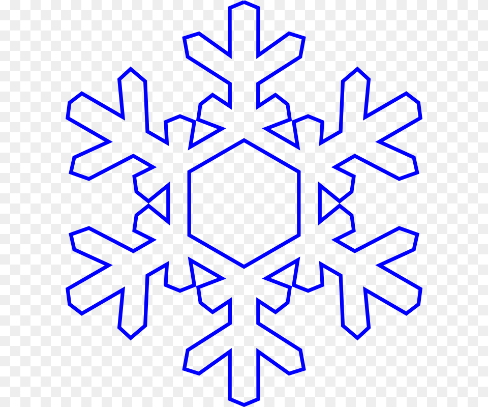 Snowflake Clip Art, Nature, Outdoors, Snow Png Image