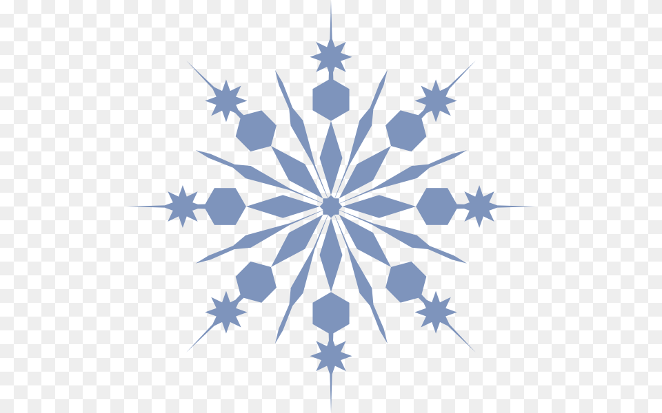 Snowflake Clip Art At Clker Snowflake Blue Clip Art, Nature, Outdoors, Snow, Chandelier Png Image
