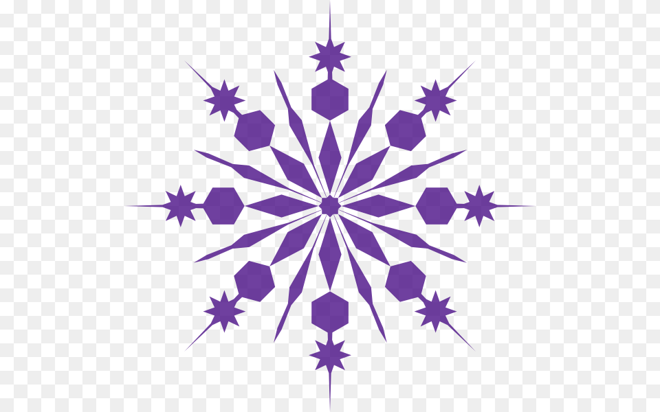 Snowflake Clip Art Purple Snowflake Clip Art, Nature, Outdoors, Graphics, Snow Png