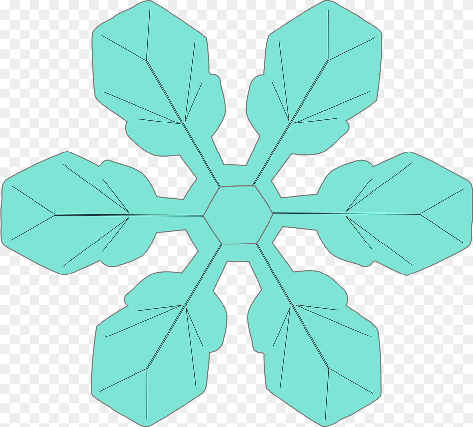 Snowflake Clipart, Leaf, Nature, Outdoors, Plant Png