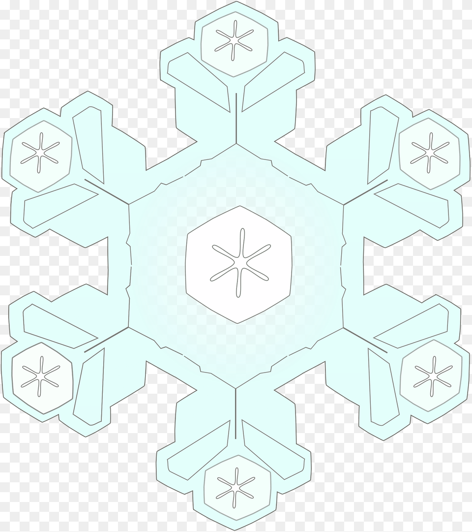 Snowflake Clipart, Nature, Outdoors, Snow Free Png Download