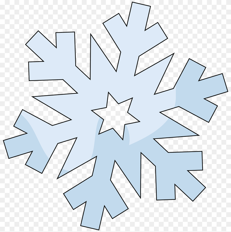 Snowflake Clipart, Nature, Outdoors, Snow, First Aid Free Png Download