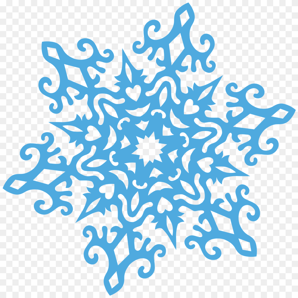 Snowflake Clipart, Nature, Outdoors, Pattern, Art Png