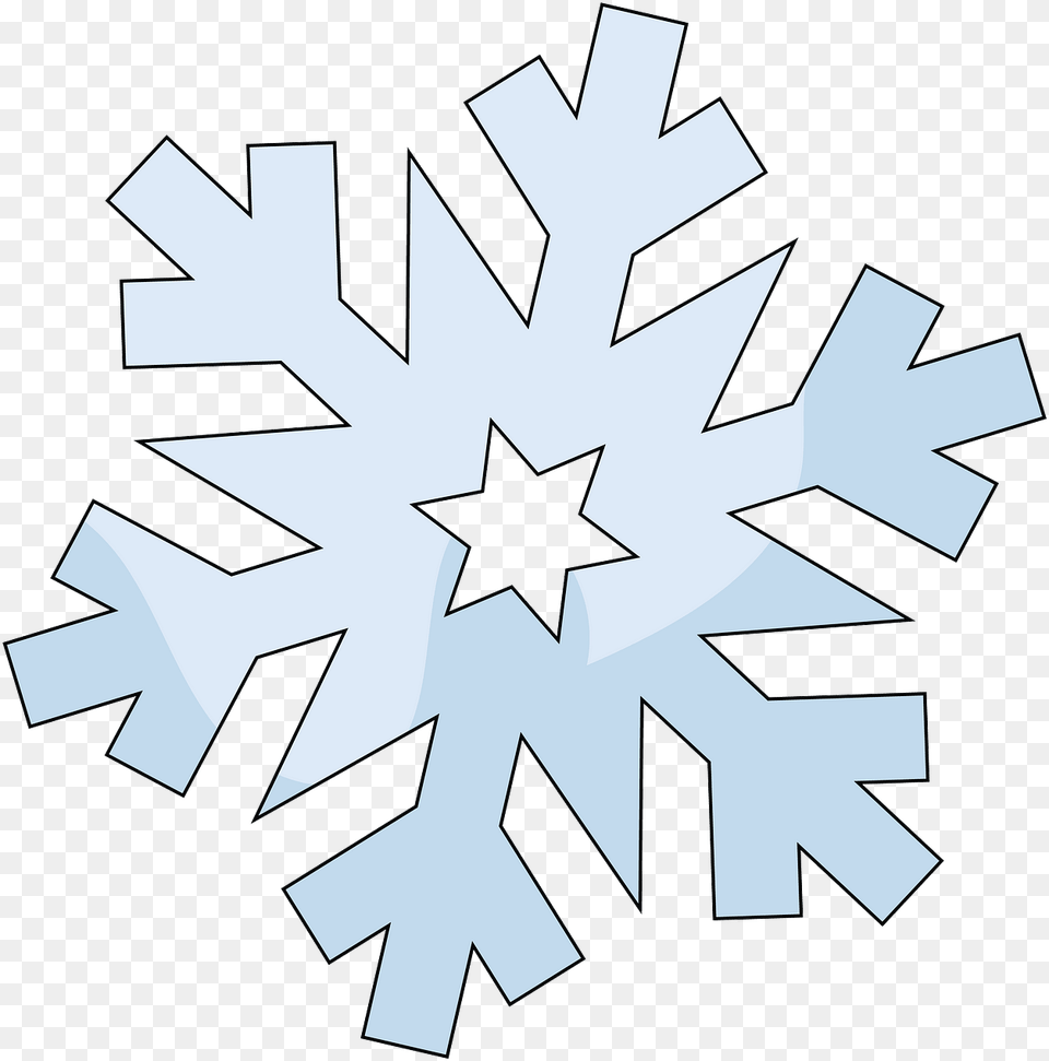 Snowflake Clipart, Leaf, Nature, Outdoors, Plant Free Png Download