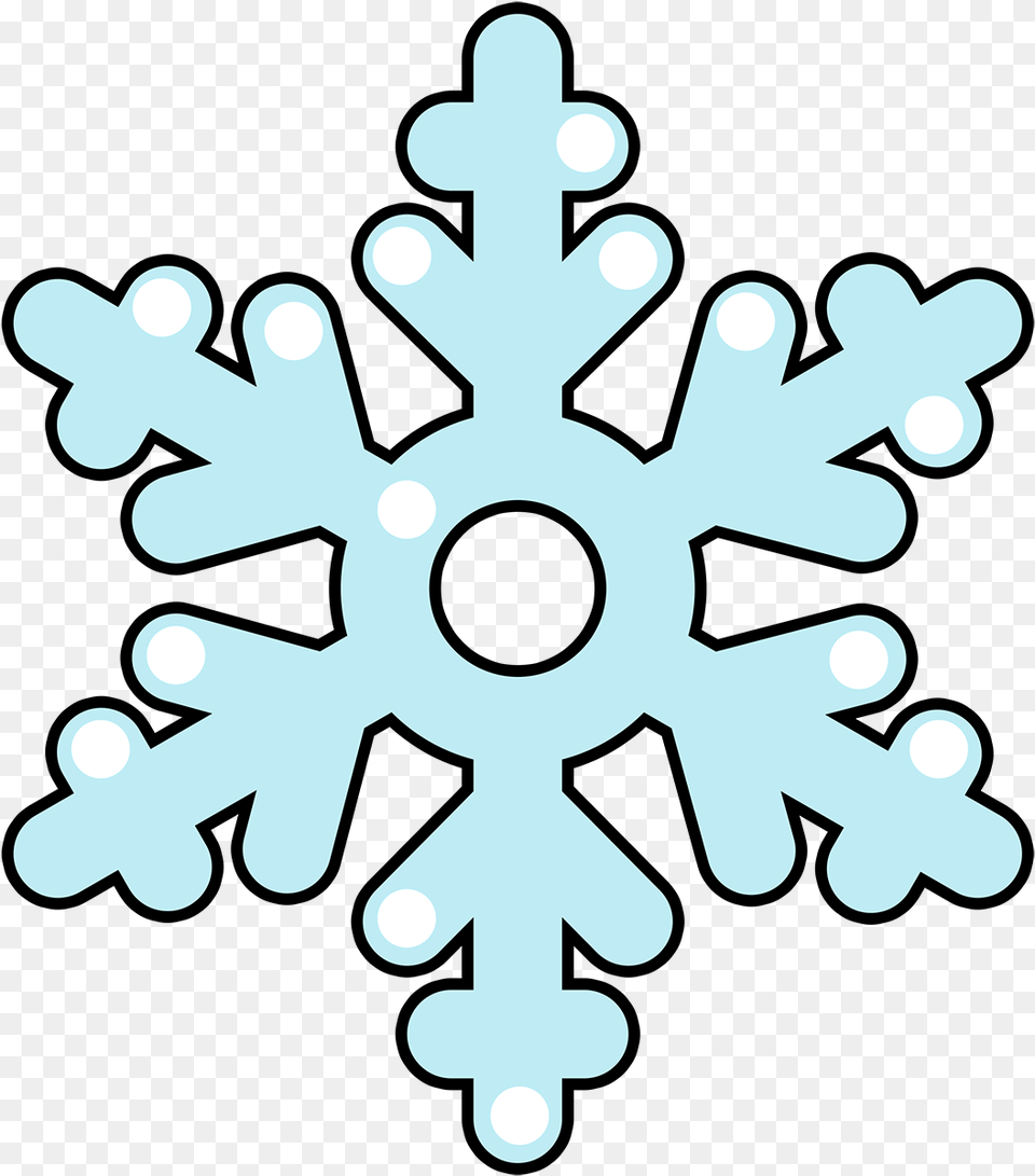 Snowflake Clipart Clip Art Images Cute Snowflake Clipart, Nature, Outdoors, Snow Free Png