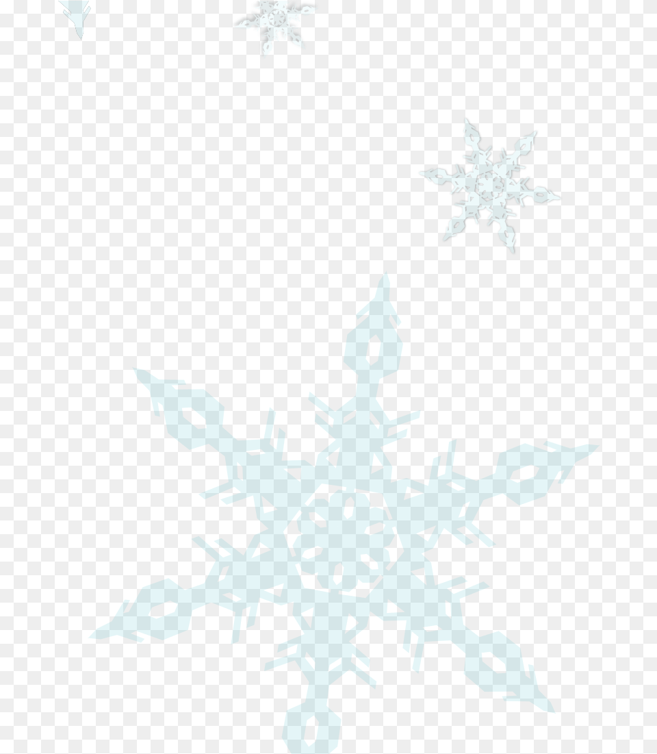 Snowflake Clipart Transparent Border Illustration, Nature, Outdoors, Snow Png Image