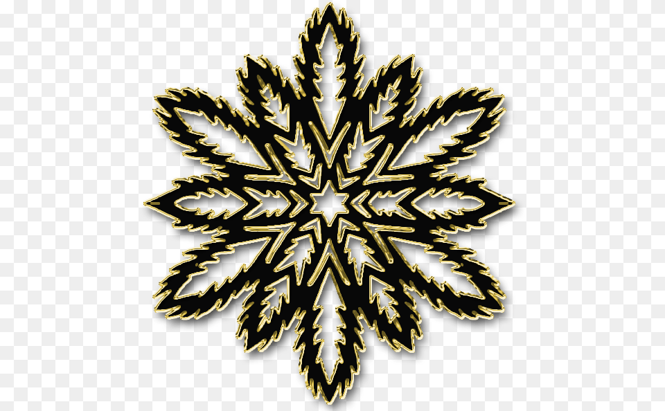 Snowflake Colour And Cutout Preview Illustration, Nature, Outdoors, Pattern, Snow Png