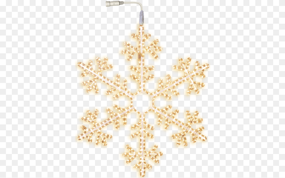 Snowflake Connectstar Snfnugg Utendrs Led, Nature, Outdoors, Cross, Symbol Free Transparent Png