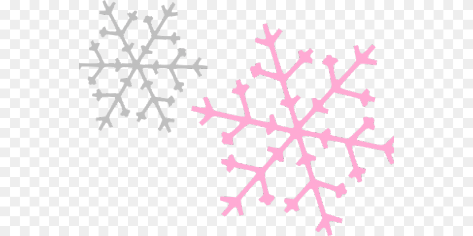 Snowflake Corner Cliparts Pink Snowflake Clip Art, Nature, Outdoors, Snow Free Png Download