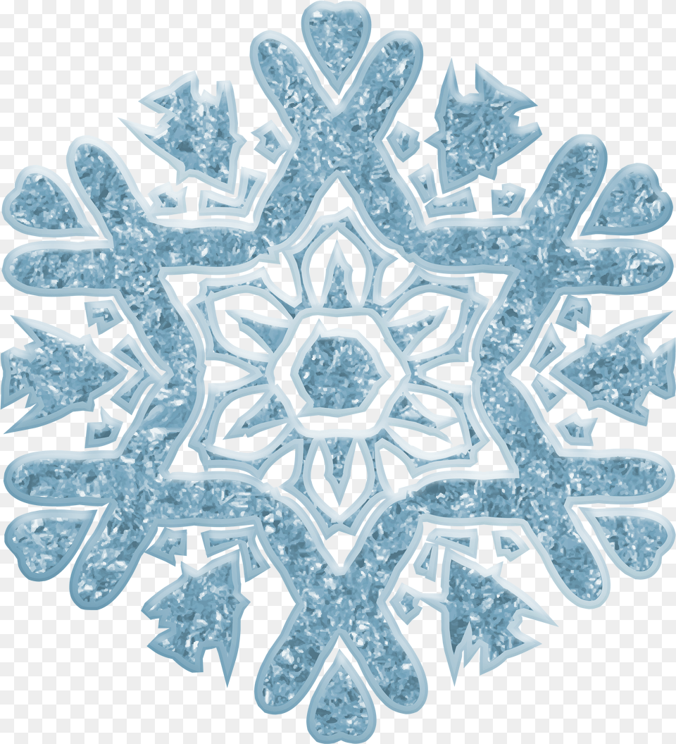 Snowflake Decor Clip, Nature, Outdoors, Snow Png