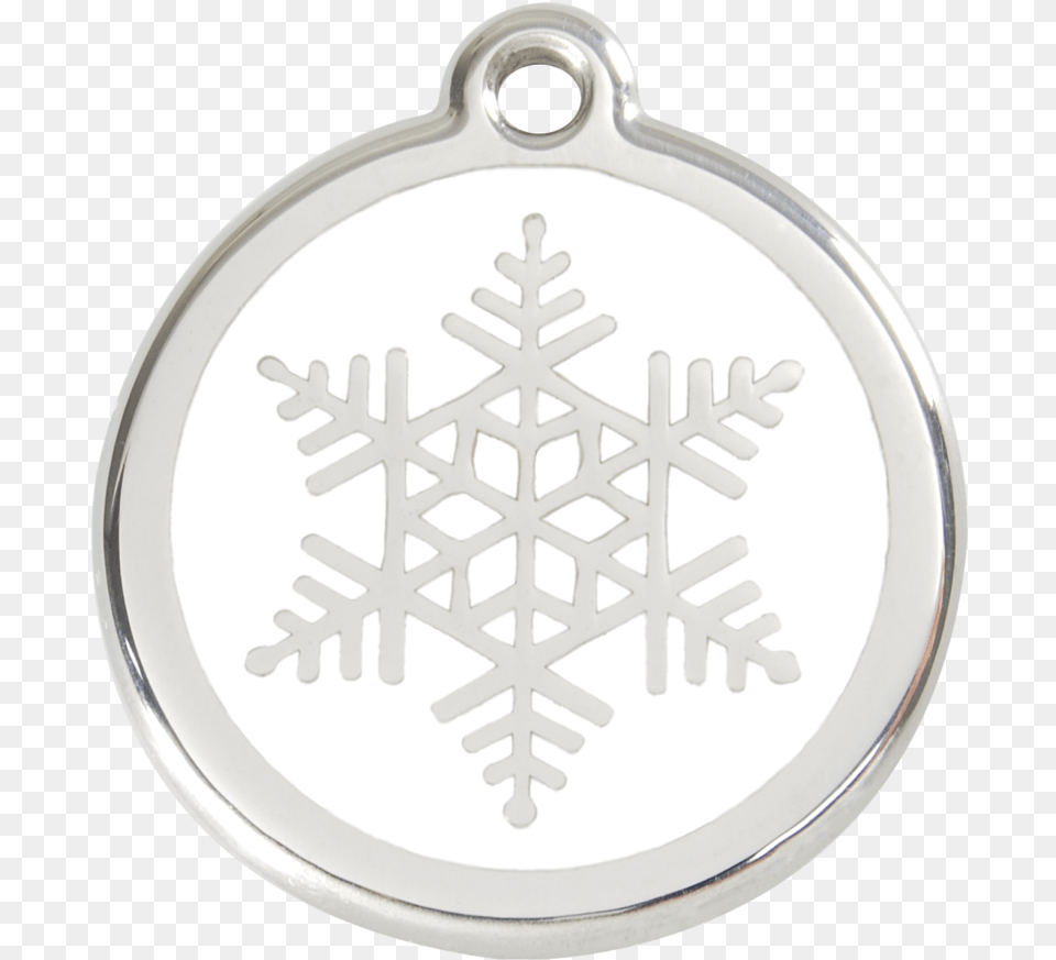 Snowflake Dog Tag, Accessories, Nature, Outdoors, Pendant Free Transparent Png