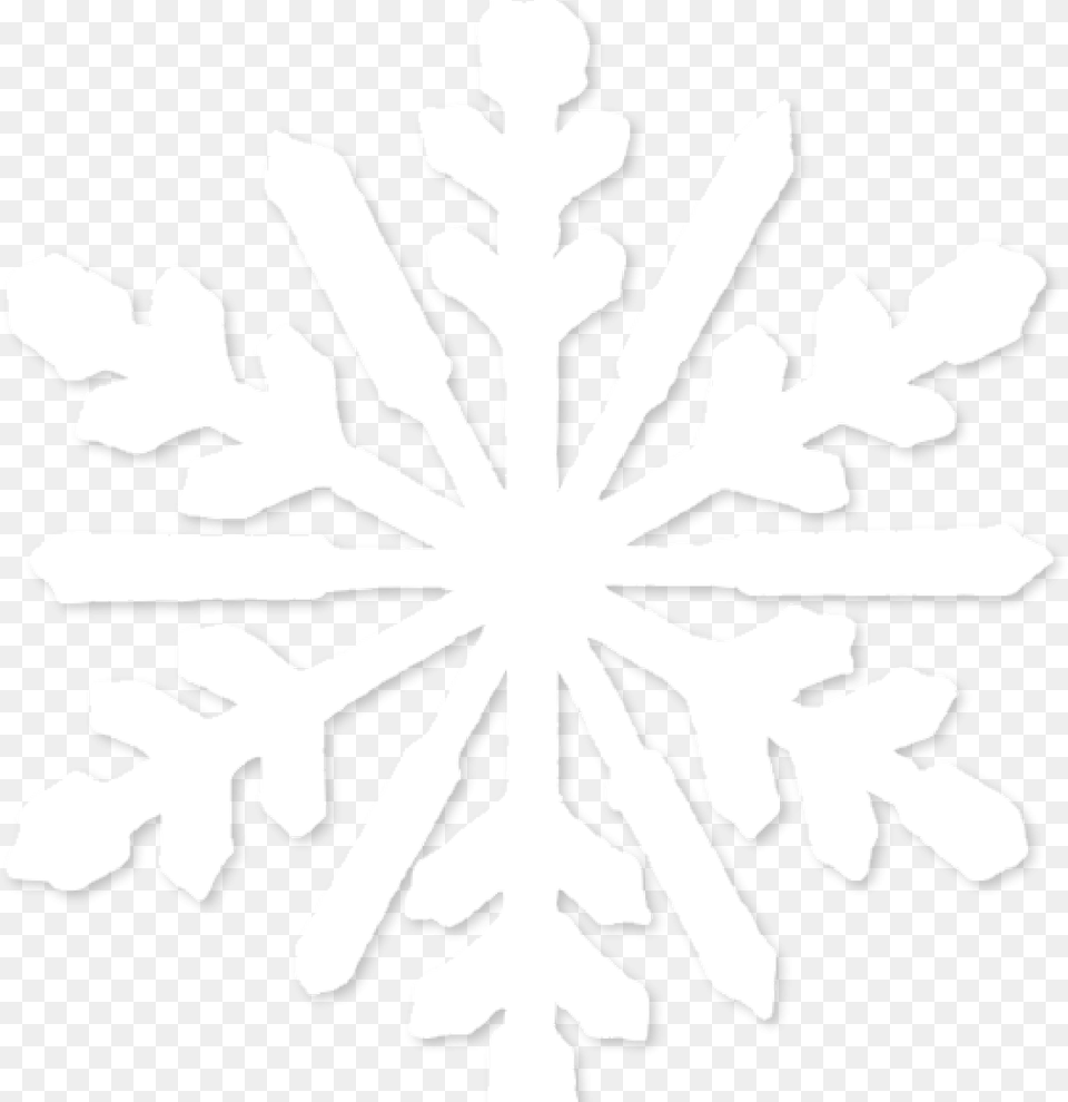 Snowflake Elephant Clipart Transparent White Snowflake, Nature, Outdoors, Snow Png Image