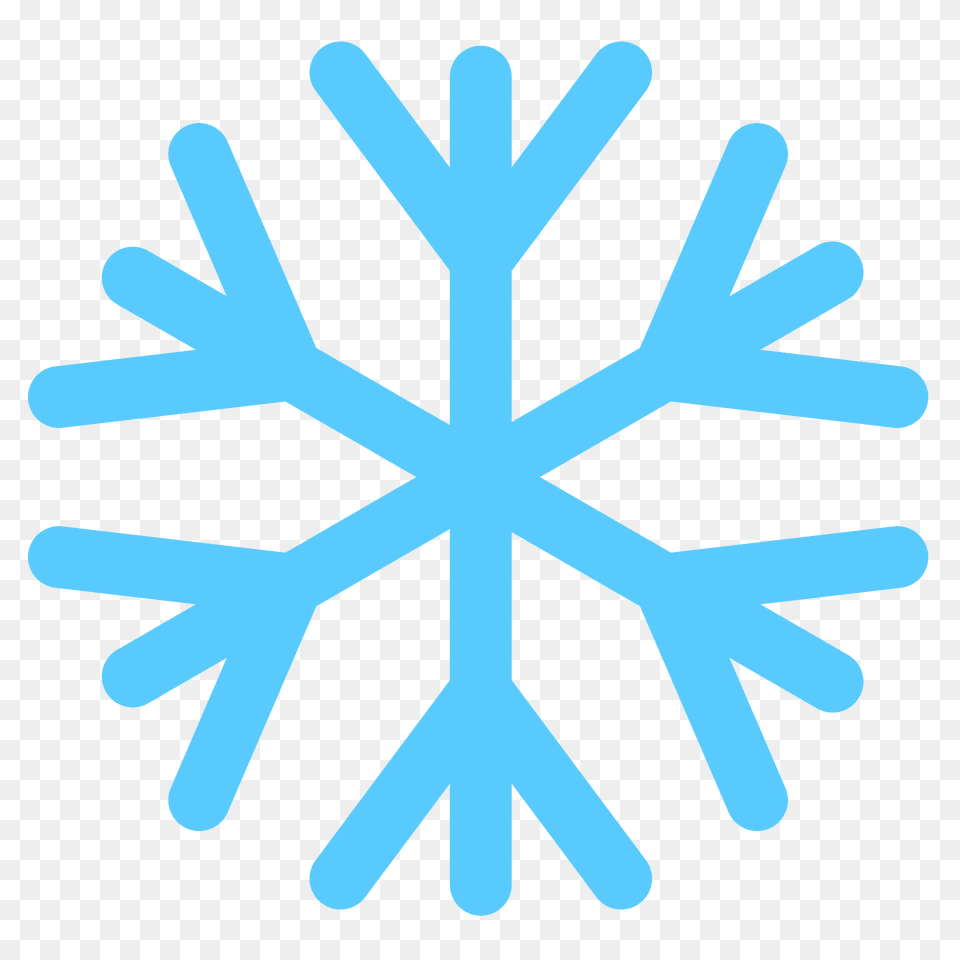 Snowflake Emoji Clipart, Nature, Outdoors, Snow Free Png