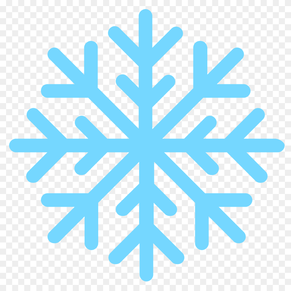 Snowflake Emoji Clipart, Nature, Outdoors, Snow Free Png Download