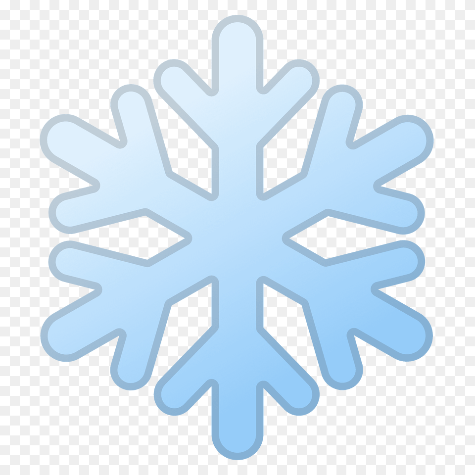 Snowflake Emoji Clipart, Nature, Outdoors, Snow Free Png